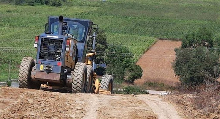 Kırsalda tarla ve bahçelere kolay ulaşım
