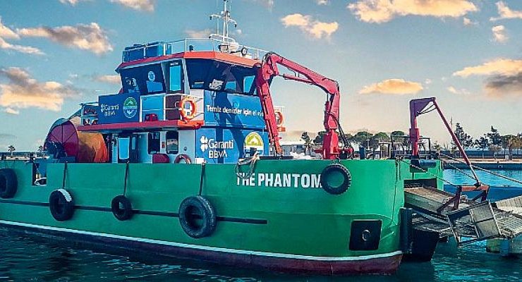Marmara Denizi’nden sonra Antalya Adrasan’da da deniz temizliği başladı