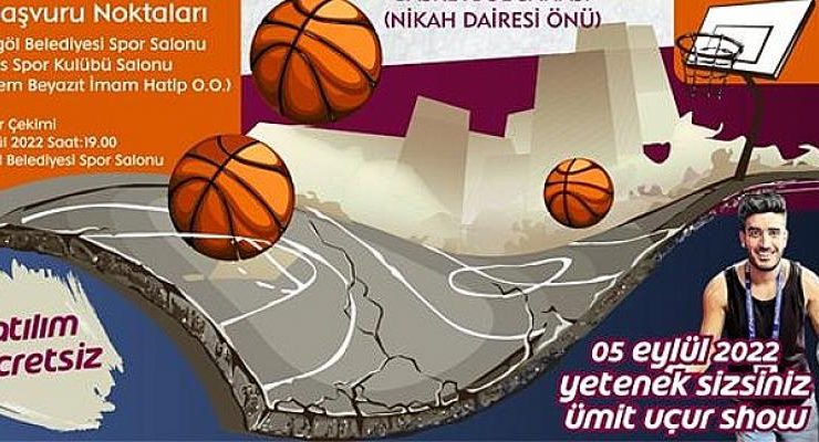 Sokak Basketbolu Turnuvası İçin Kayıtlar Başladı