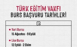 Türk Eğitim Vakfı Burs Başvuruları Başlıyor