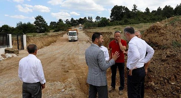 Yeniceköy’de 4 Km Yeni Yol Hattı Oluşturuluyor
