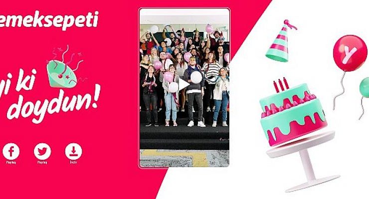 Yemeksepeti, Kullanıcılarının Doğum Günlerini İsimlerine Özel Videolarla ve Orman Hediye Ederek Kutluyor