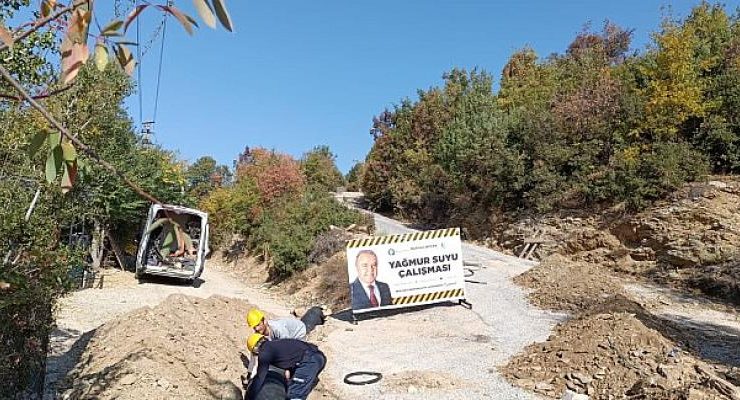 ASAT’tan İbradı’da yağmur suyu çalışması