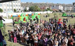 Çocuklar ara tatilde şenlikte buluştu