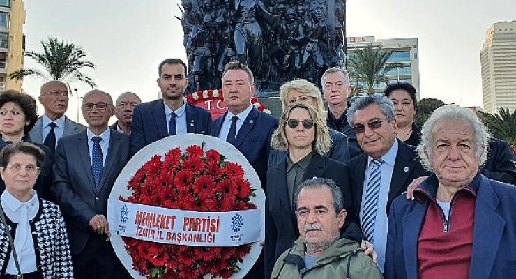 Memleket Partisi İzmir İl Başkanı Cüneyt Oğuz Atatürk’ü Andı