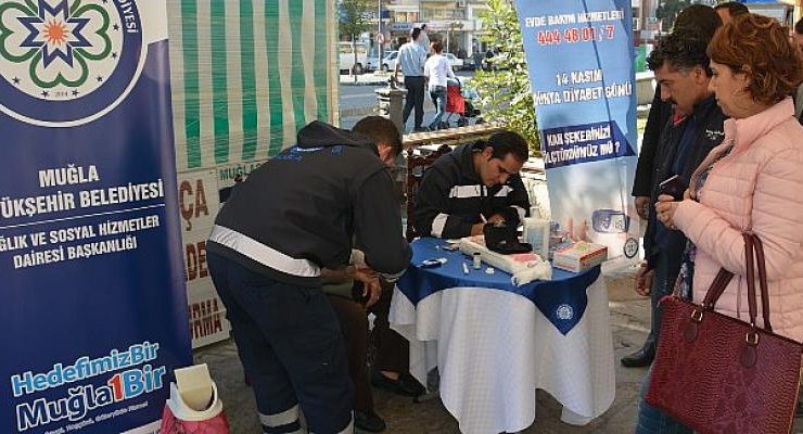 Muğla Büyükşehir’den 13 İlçede Şeker Ölçümü