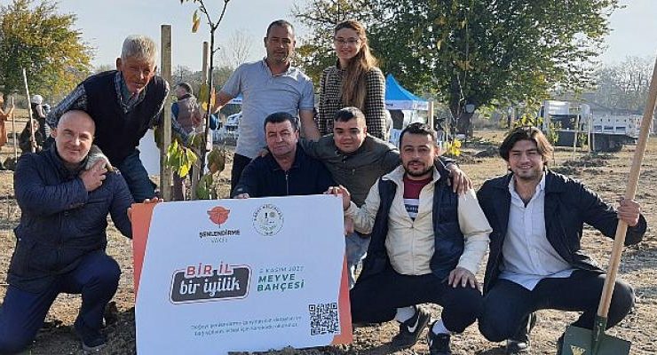 Şenlendirme Vakfı’ndan Yuvalı’da meyve bahçesi