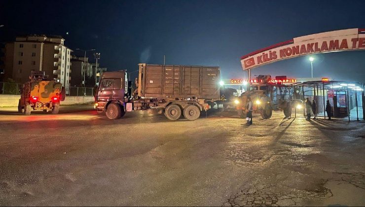 Teröristlerin attığı roketler Kilis’te hudut bölgesine düştü