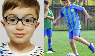 9 yaşındaki futbolcu Yiğit Demirel’in üzerine kale direği devrildi