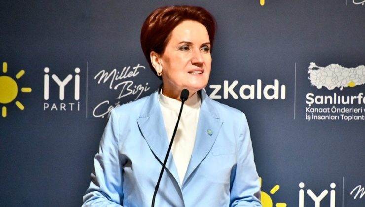 Akşener: Ben masadan kalksam birileri kurban keser