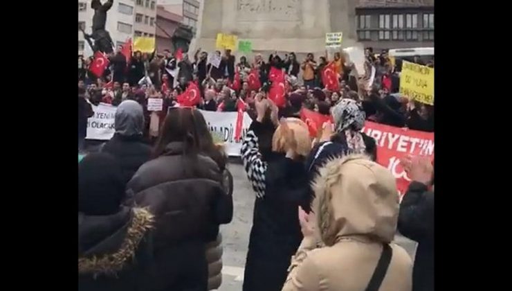 Atanmayan öğretmenler Ankara’da aksiyon yaptı