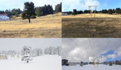 Beklenen kar yağışı olmadı, Uludağ’da kayak dönemi açılamadı