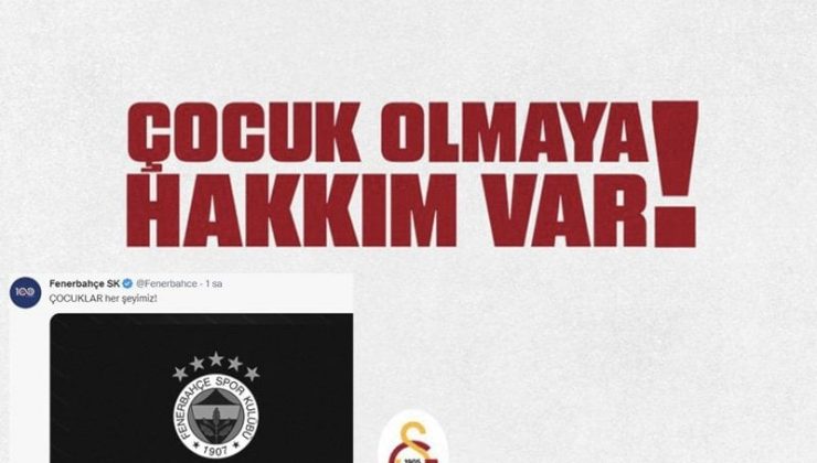 Galatasaray ve Fenerbahçe’den çocuk istismarına reaksiyon geldi