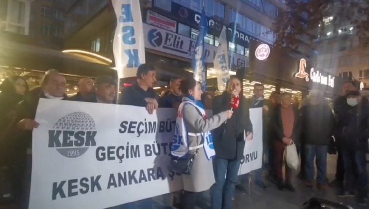 Kamu işçileri: Seçim bütçesi değil, geçim bütçesi istiyoruz