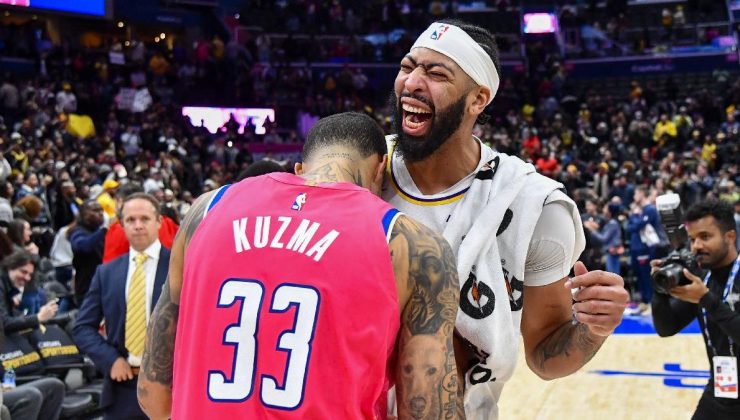 LA Lakers’ta Anthony Davis 55 sayı ile yıldızlaştı