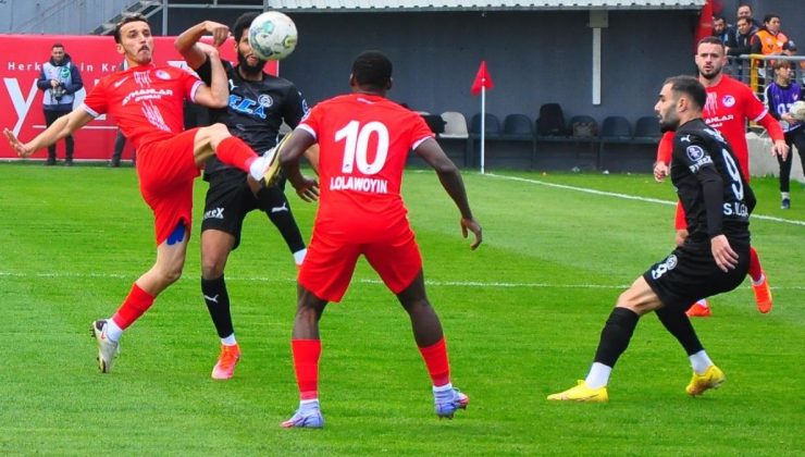 Manisa Futbol Kulübü Ankara Keçiörengücü maçında gol sesi çıkmadı