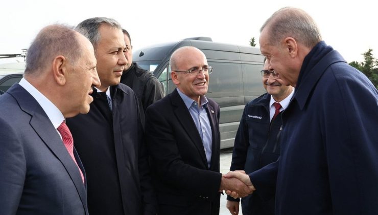 Mehmet Şimşek Erdoğan ile fotoğraf verdi