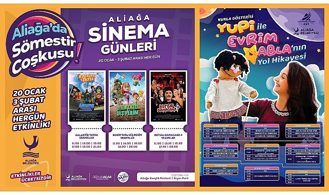Aliağa'da Sömestir Coşkusu Başlıyor