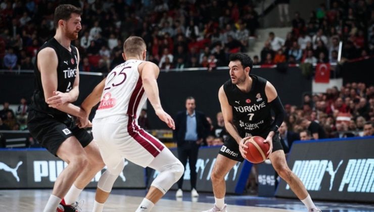 A Ulusal Erkek Basketbol Grubu, Letonya’ya boyun eğdi