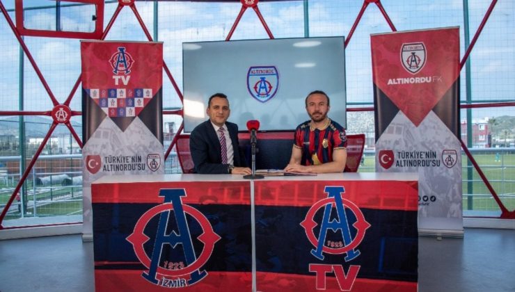 Altınordu, Recep Aydın ile mukavele imzaladı