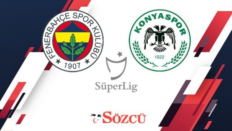 Fenerbahçe Konyaspor maçı canlı yayın (Süper Lig 23. hafta erteleme maçı)