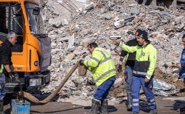 Hasar gören şebekenin üçte ikisi onarıldı