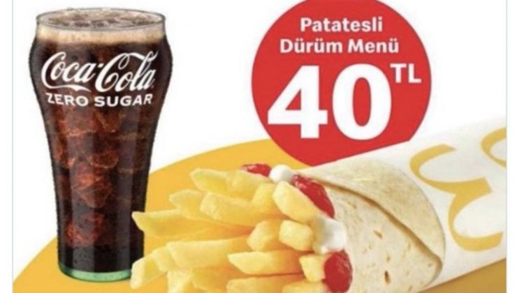 McDonald’s Türkiye için ‘yoksul’ menüsü çıkardı