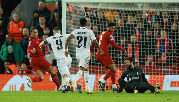 Şampiyonlar Ligi’nde Real Madrid, Liverpool’u deplasmanda 5’ledi!