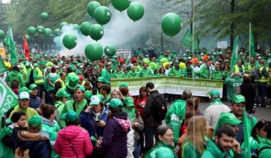 Belçika’da kamu çalışanları grevde