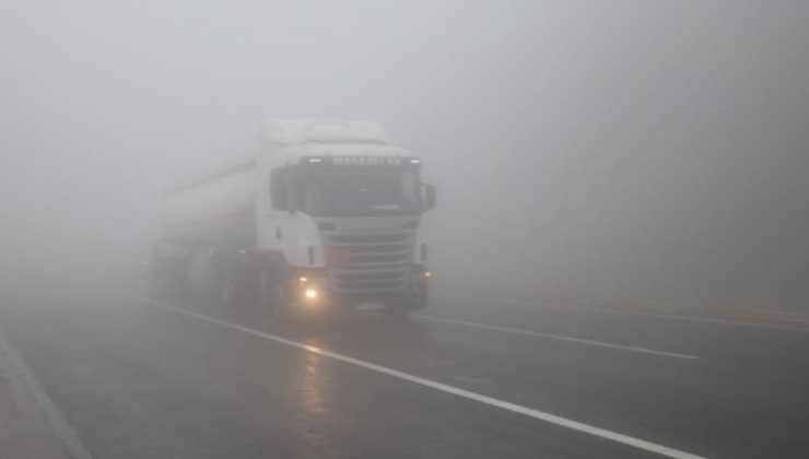 Bolu Dağı’nda ağır sis: Görüş uzaklığı 10 metreye kadar düştü