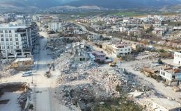 Drone imgeleri, felaketin boyutunu gözler önüne serdi