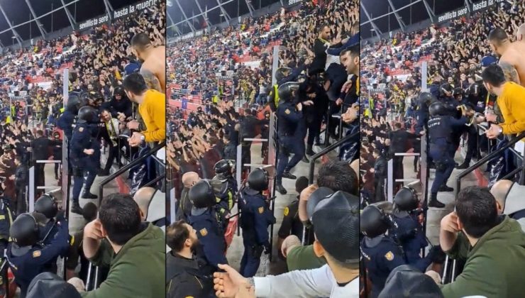 Fenerbahçe taraftarına, İspanya’da polis saldırısı