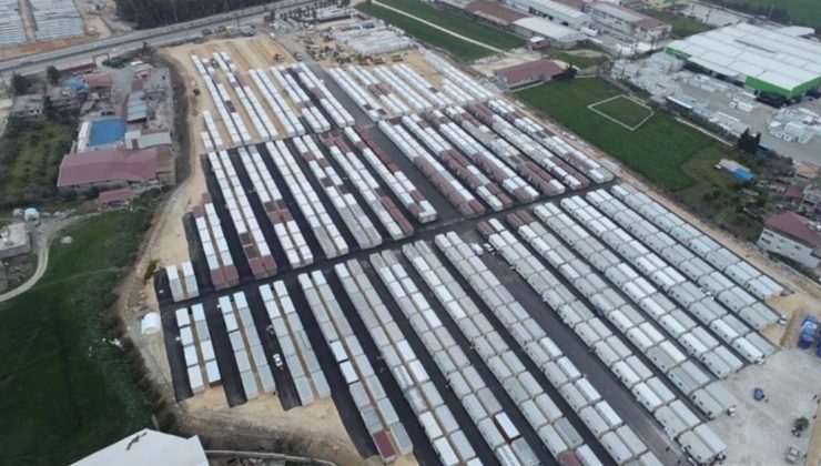 Hatay’da konteyner kent alanları için “geçici el koyma” kararı
