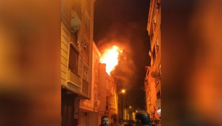 İstanbul’da bir kişi, kiracıları meskenden çıkarmak için çatı katını ateşe verdi