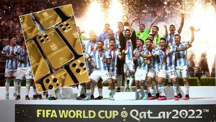 Lionel Messi, Arjantin’deki kadro arkadaşlarına 24 karatlık altın iPhone armağan etti