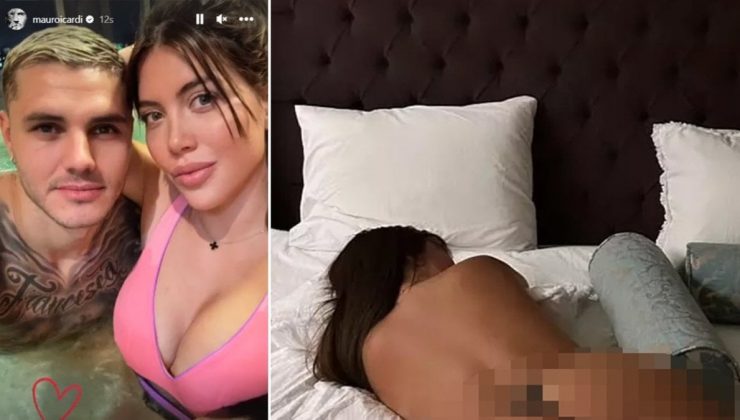 Mauro Icardi, Wanda Nara’nın çıplak fotoğrafını paylaştı