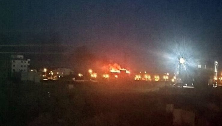 Mersin’de çıkan yangına müdahale edilemiyor