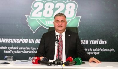 Ramazan Yamak: Giresunspor’un sene sonunda transfer yapma bahtı yok