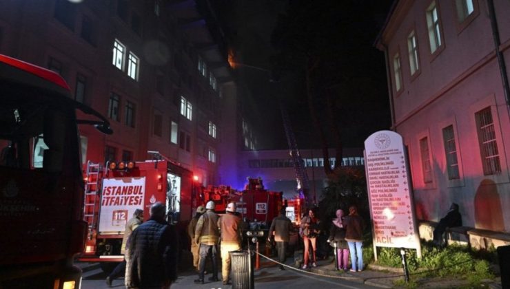 Üsküdar’da hastanede çıkan yangın söndürüldü