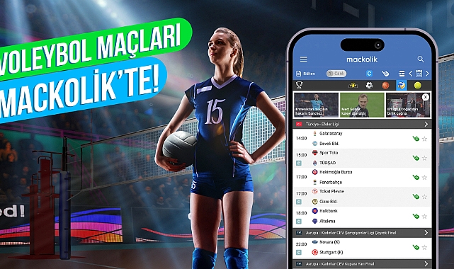 Voleybol rekabeti Mackolik'te yaşanacak