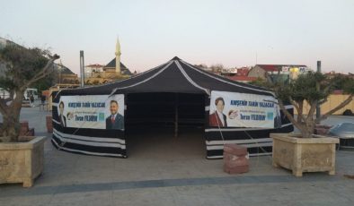 AKP şikayet etti ÂLÂ Parti’nin Yörük çadırı kaldırıldı