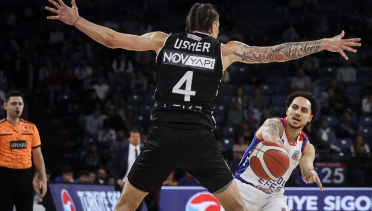 Anadolu Efes, Beşiktaş’ı son çeyrekte devirdi