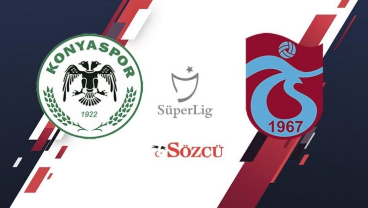 CANLI | Konyaspor Trabzonspor | Muhteşem Lig 32. hafta