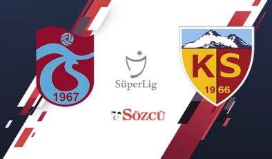 CANLI | Trabzonspor Kayserispor | Muhteşem Lig 27. hafta