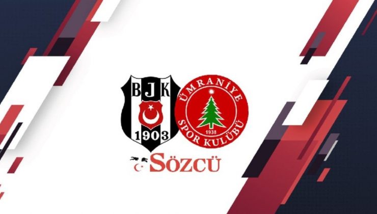 CANLI | Ümraniyespor Beşiktaş maçı canlı yayın (Süper Lig 31. hafta)