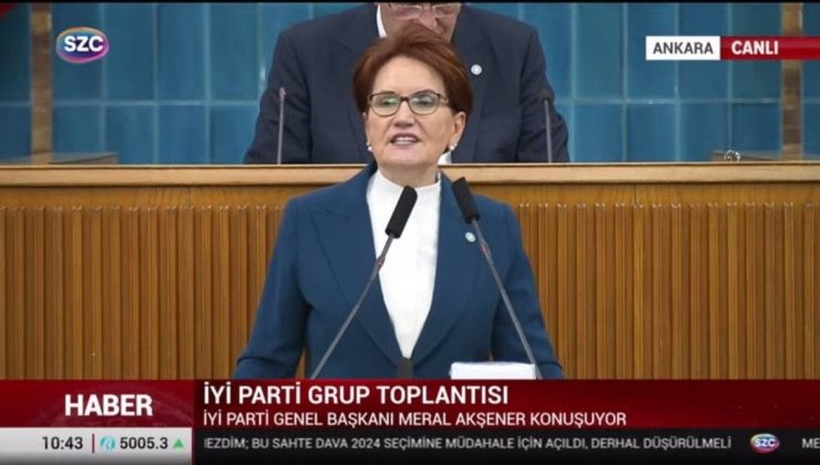 CANLI YAYIN | Meral Akşener’den değerli açıklamalar…