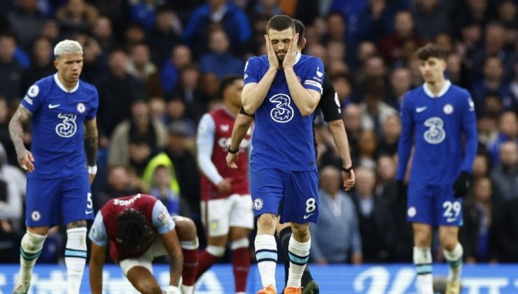 Chelsea, Aston Villa’ya mağlup oldu