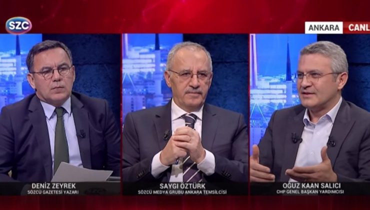 CHP’li Salıcı, Sadullah Ergin tenkitlerine SÖZCÜ TV’de cevap verdi