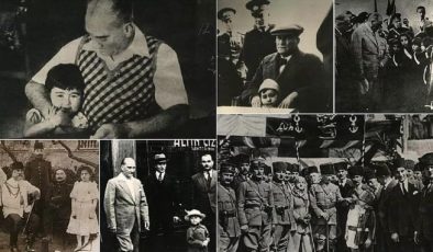 Fotoğraflarla Atatürk’ün çocuk sevgisi