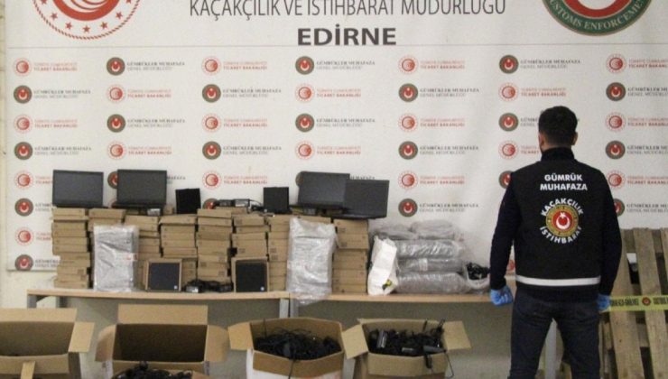 Gümrükte milyonlarca liralık bilgisayar kaçakçılığı